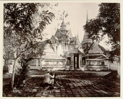 Wat Pho, 1890 by Robert Lenz